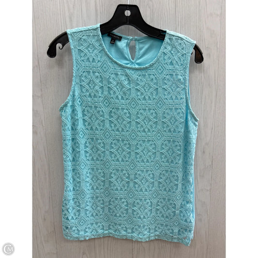 Top Sleeveless Basic By Talbots In Blue, Size: S