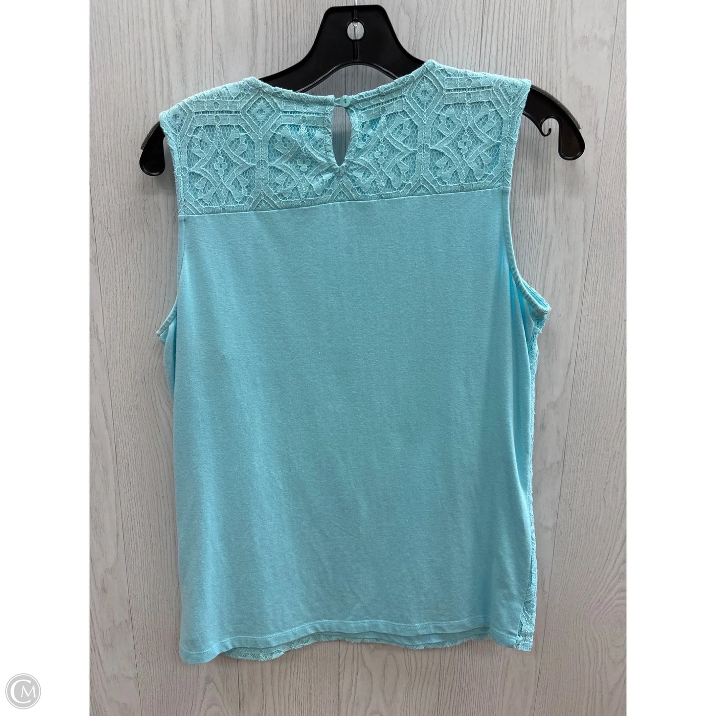 Top Sleeveless Basic By Talbots In Blue, Size: S