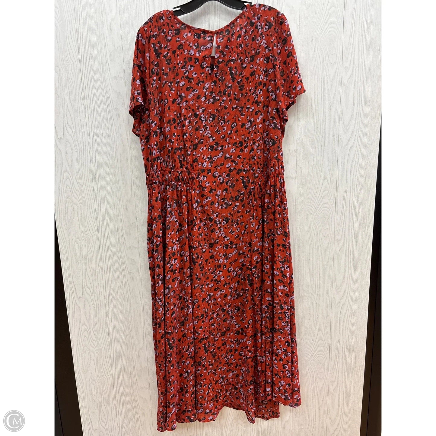 Dress Casual Maxi By Simply Vera In Leopard Print, Size: Xxl