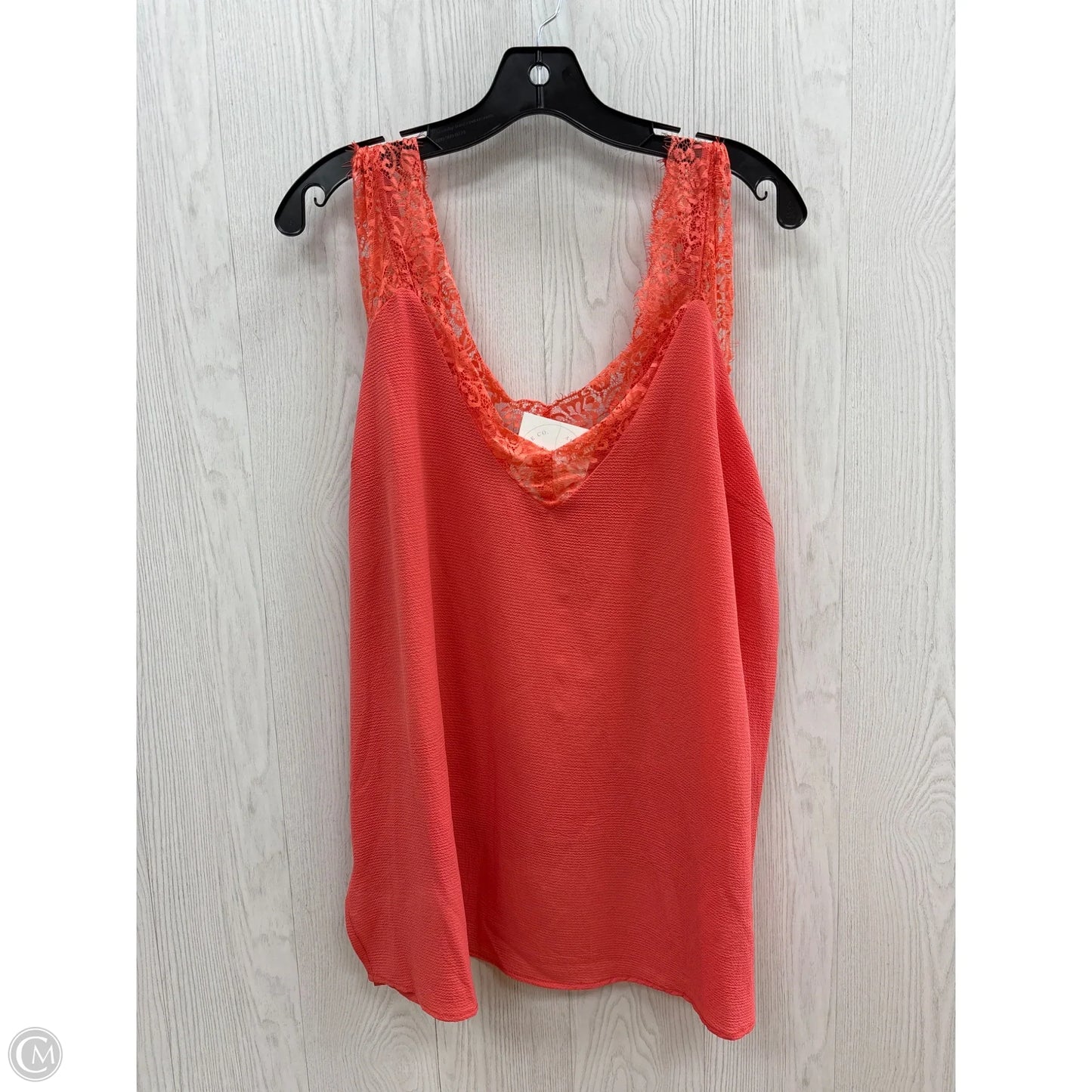 Tank Top By Umgee In Coral, Size: Xl