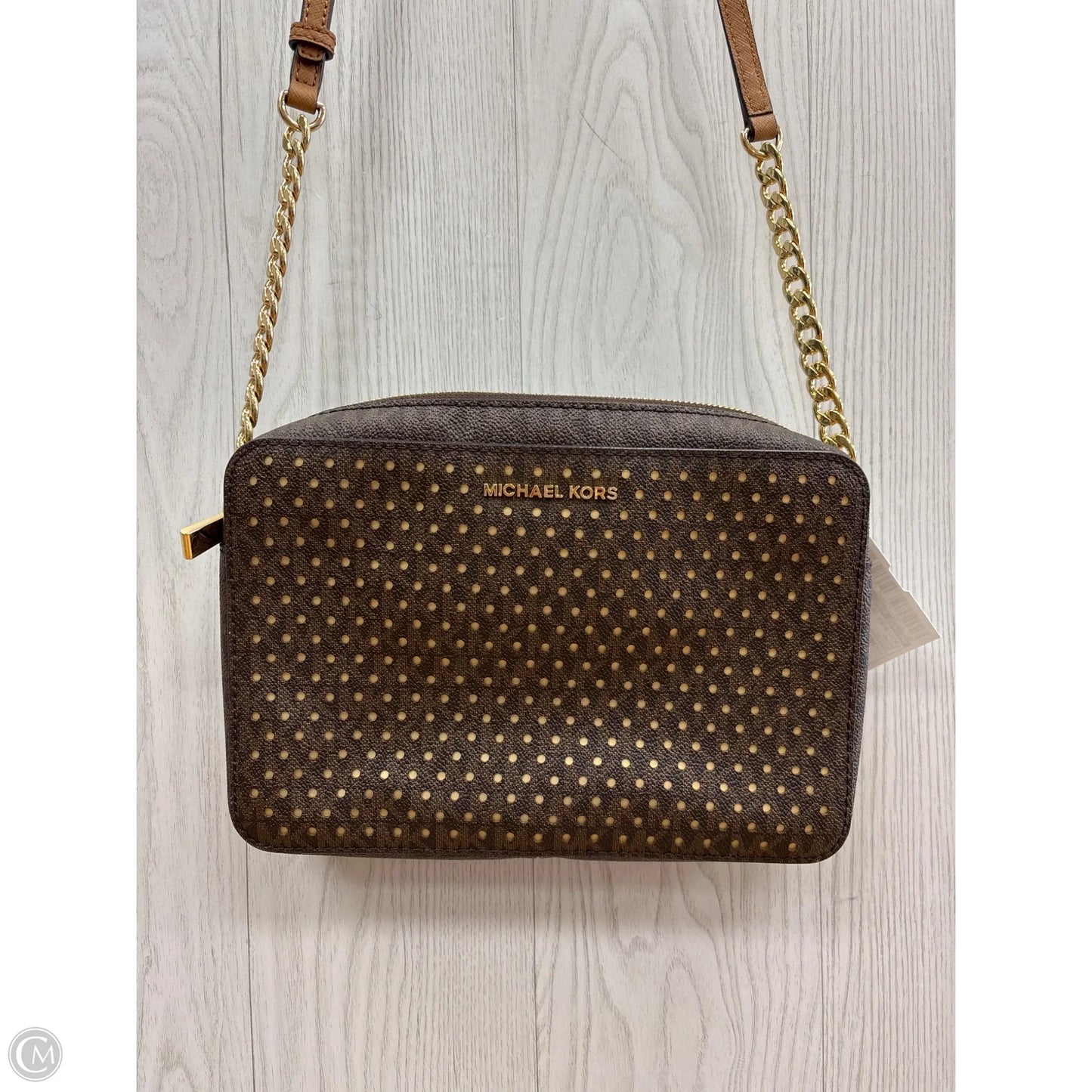 Crossbody Designer By Michael Kors, Size: Medium