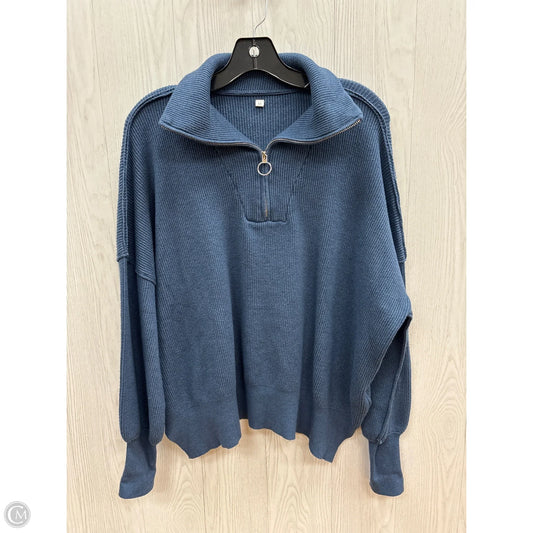Sweater By Clothes Mentor In Blue, Size: M