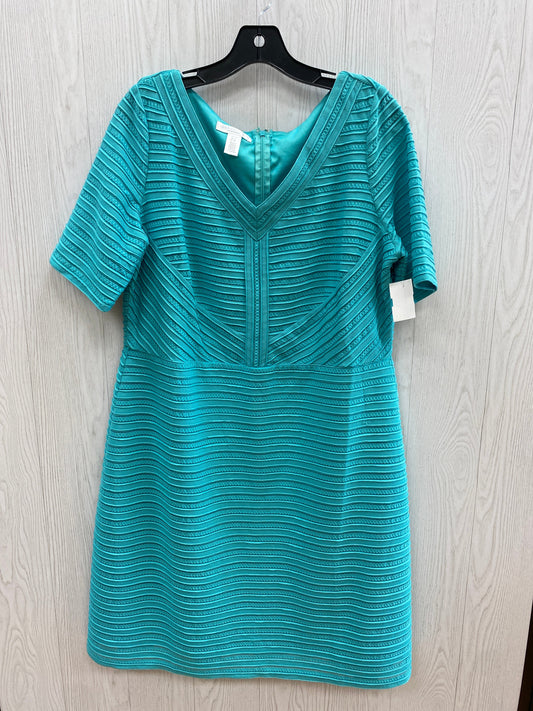 Turquoise Dress Work London Times, Size 14