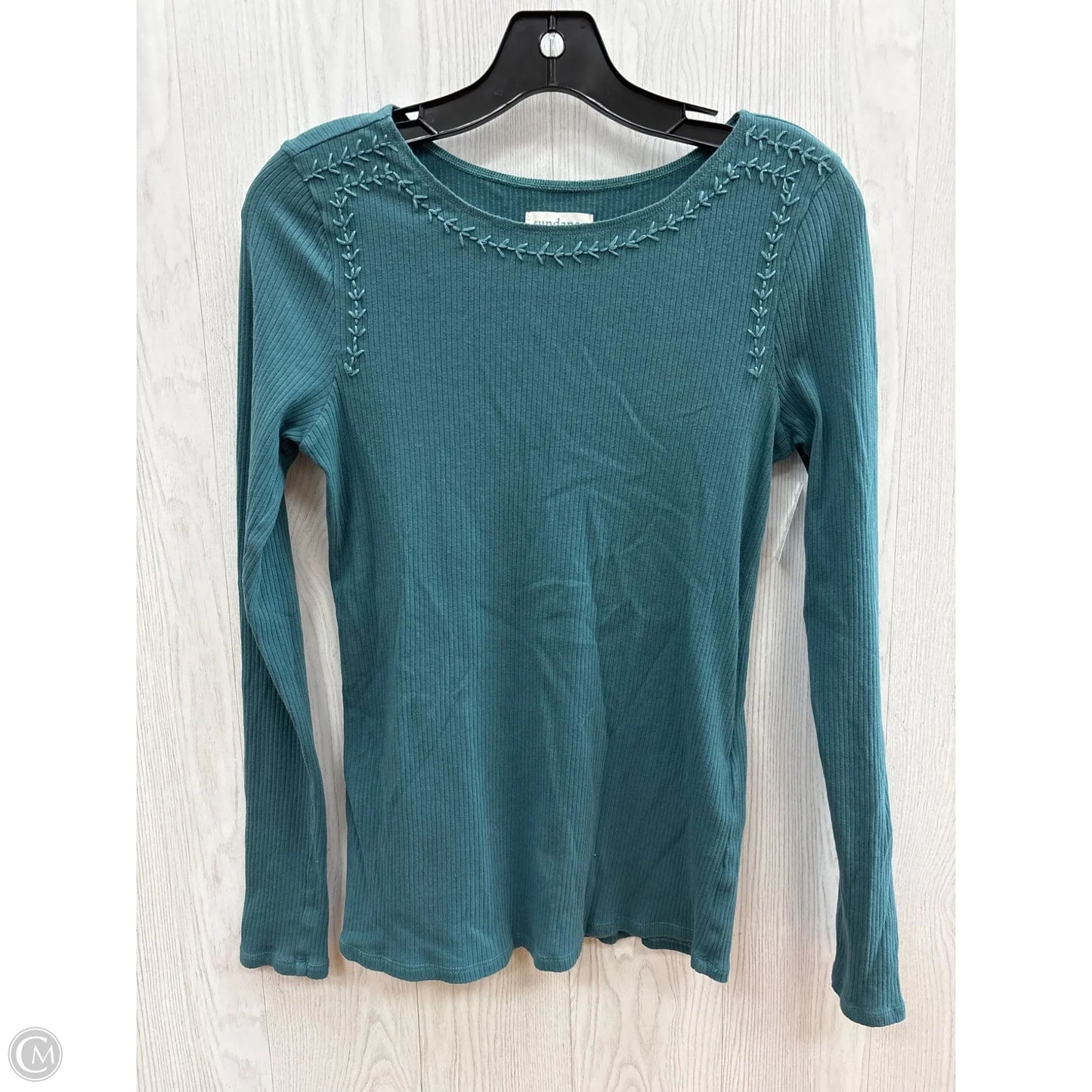 Top Long Sleeve By Sundance In Teal, Size: S