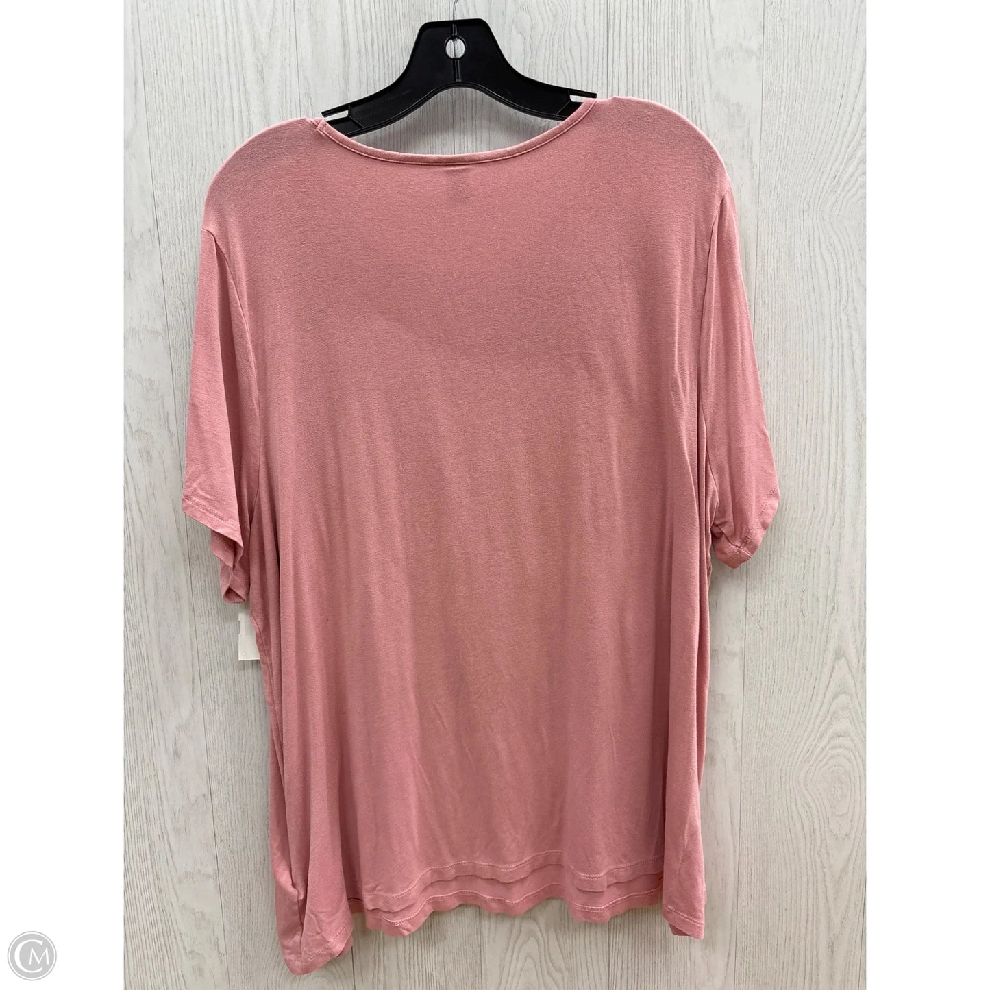Top Short Sleeve By Old Navy In Pink, Size: Xxl