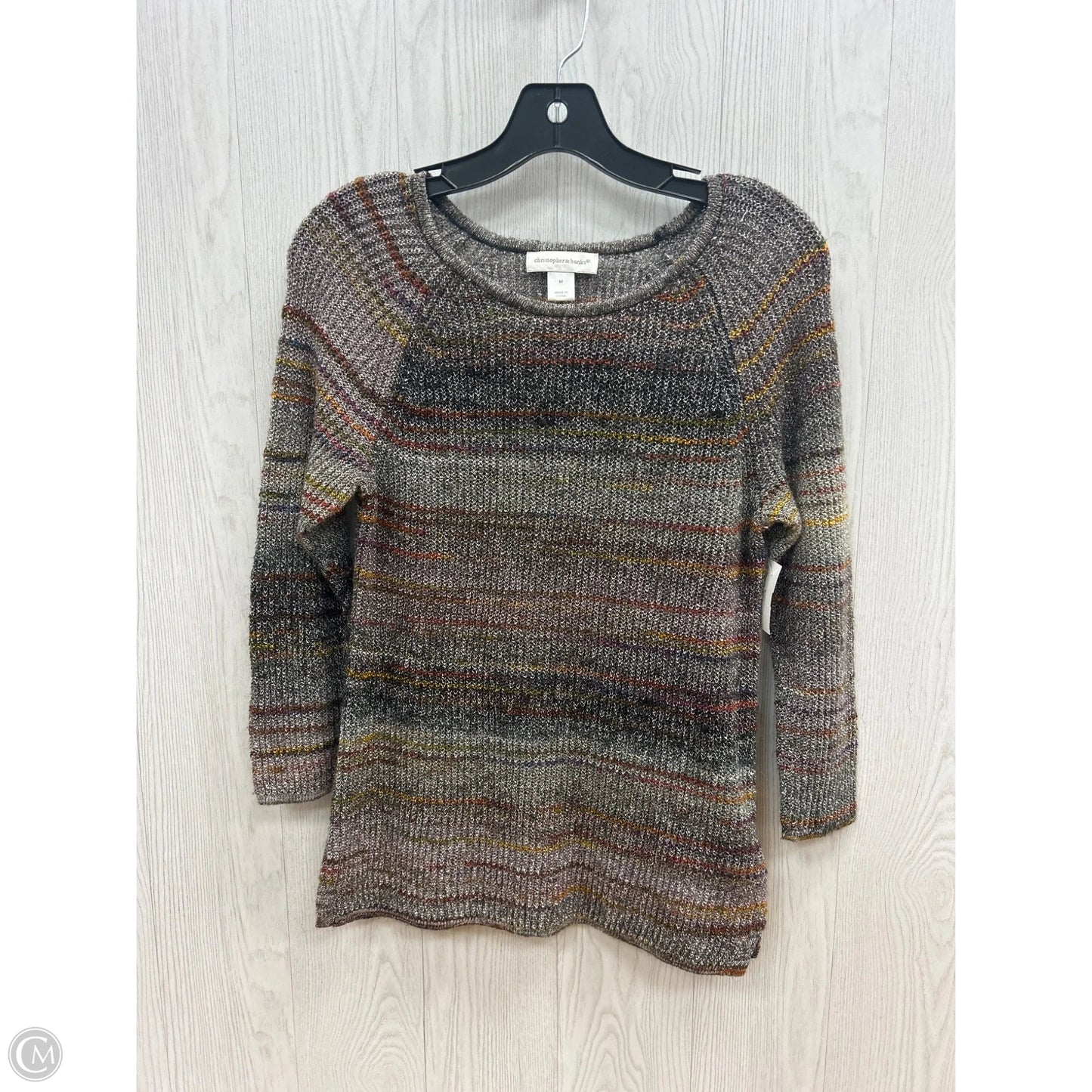 Sweater By Christopher And Banks In Grey, Size: M