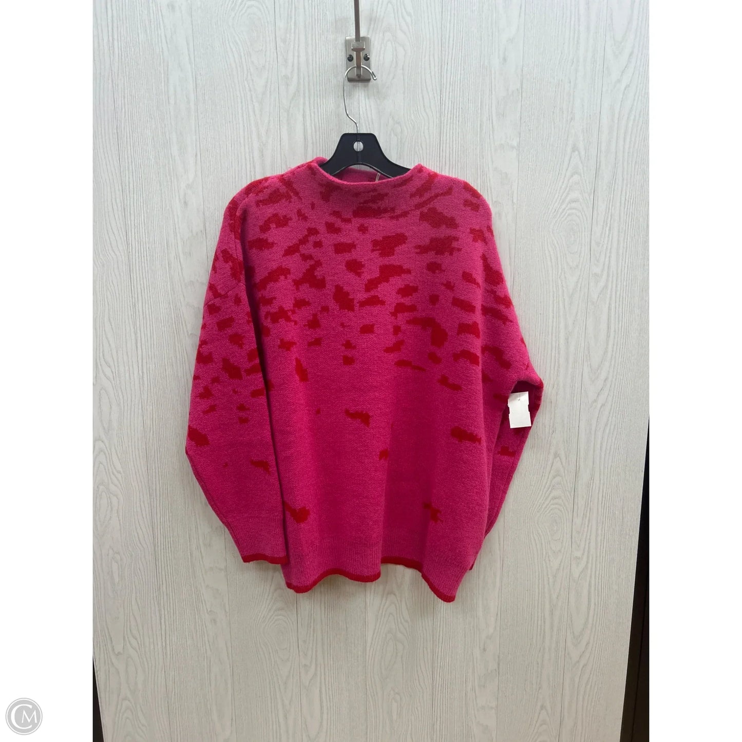 Sweater By Jodifl In Pink & Red, Size: L