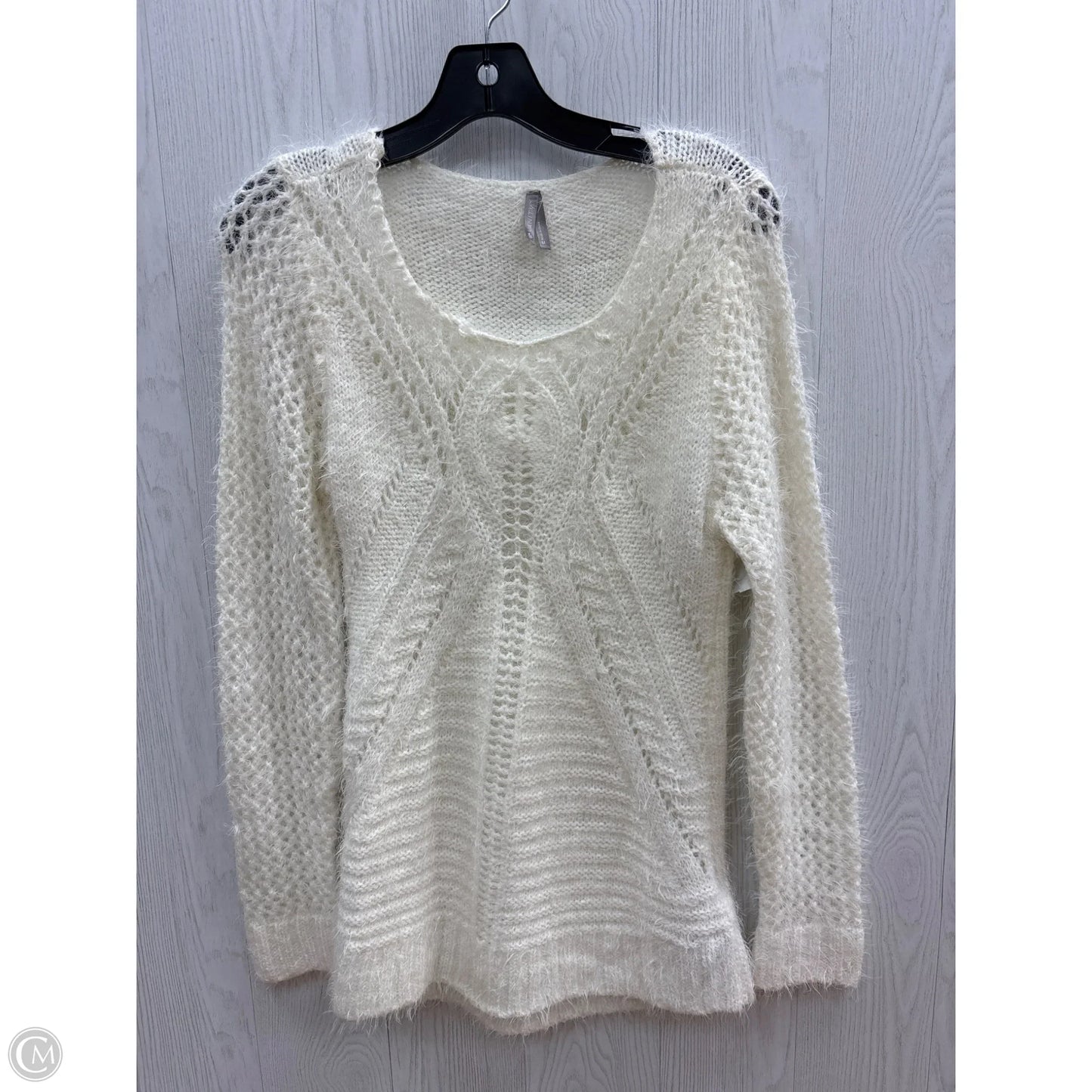 Sweater By Vanity In White, Size: M