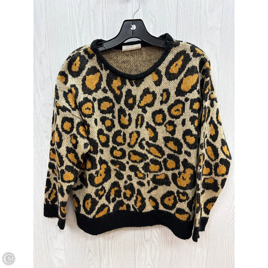 Sweater By Goodnight Macaroon In Animal Print, Size: S