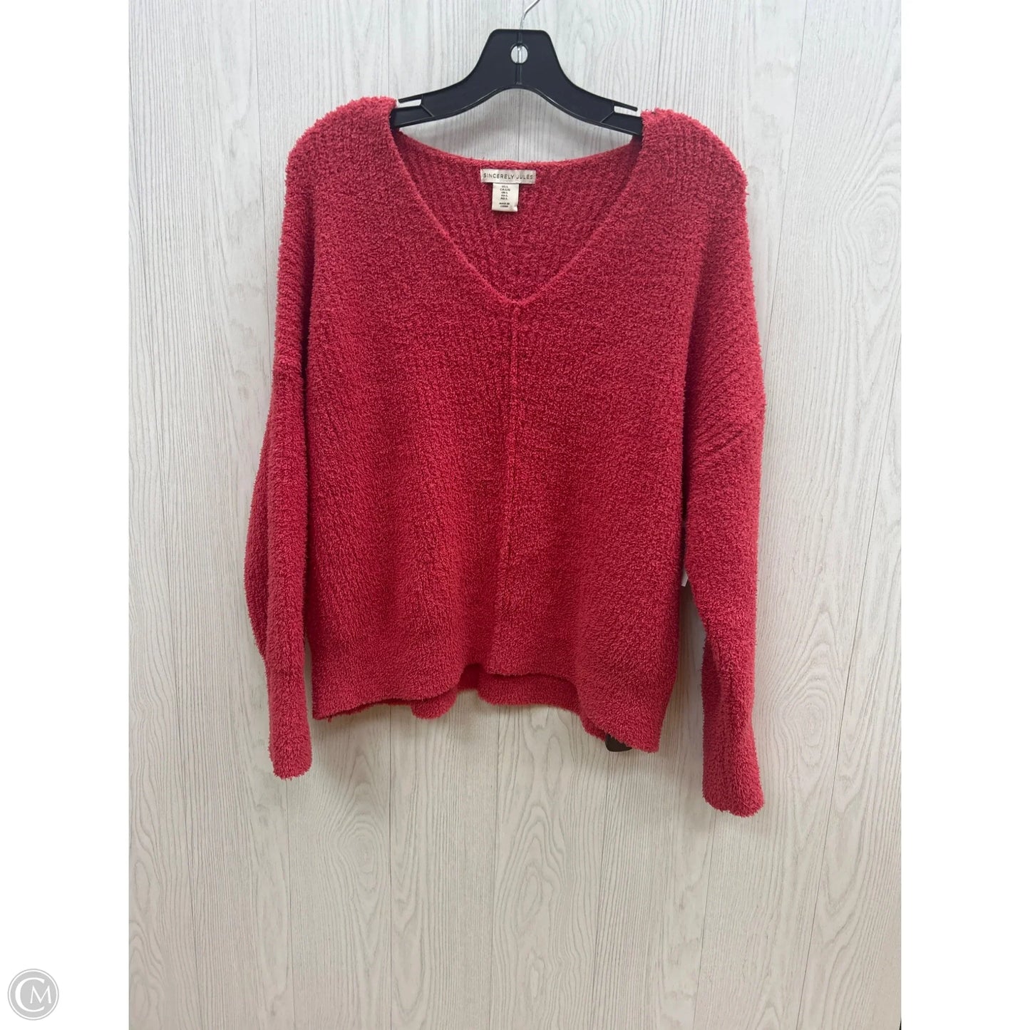 Sweater By Sincerely Jules In Pink, Size: L