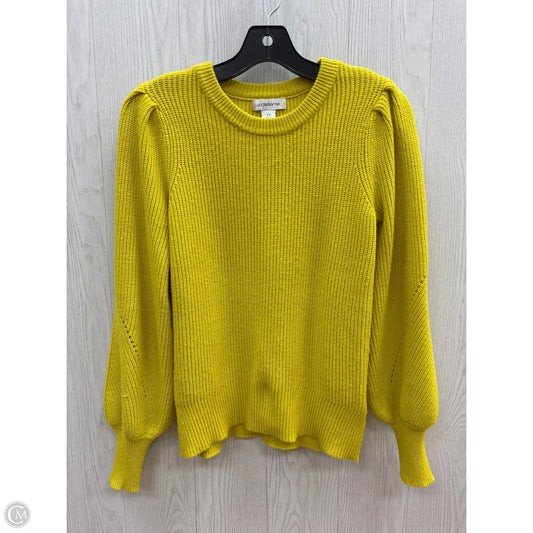 Sweater By Liz Claiborne In Yellow, Size: Xs