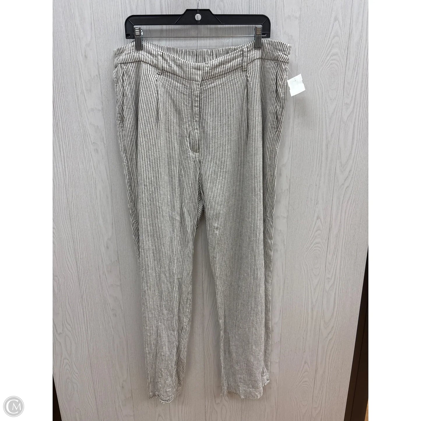 Pants Linen By Old Navy In Striped Pattern, Size: Xl