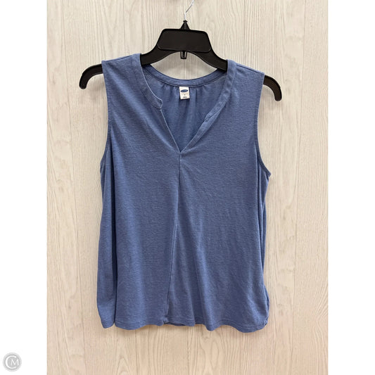 Top Sleeveless By Old Navy In Blue, Size: S
