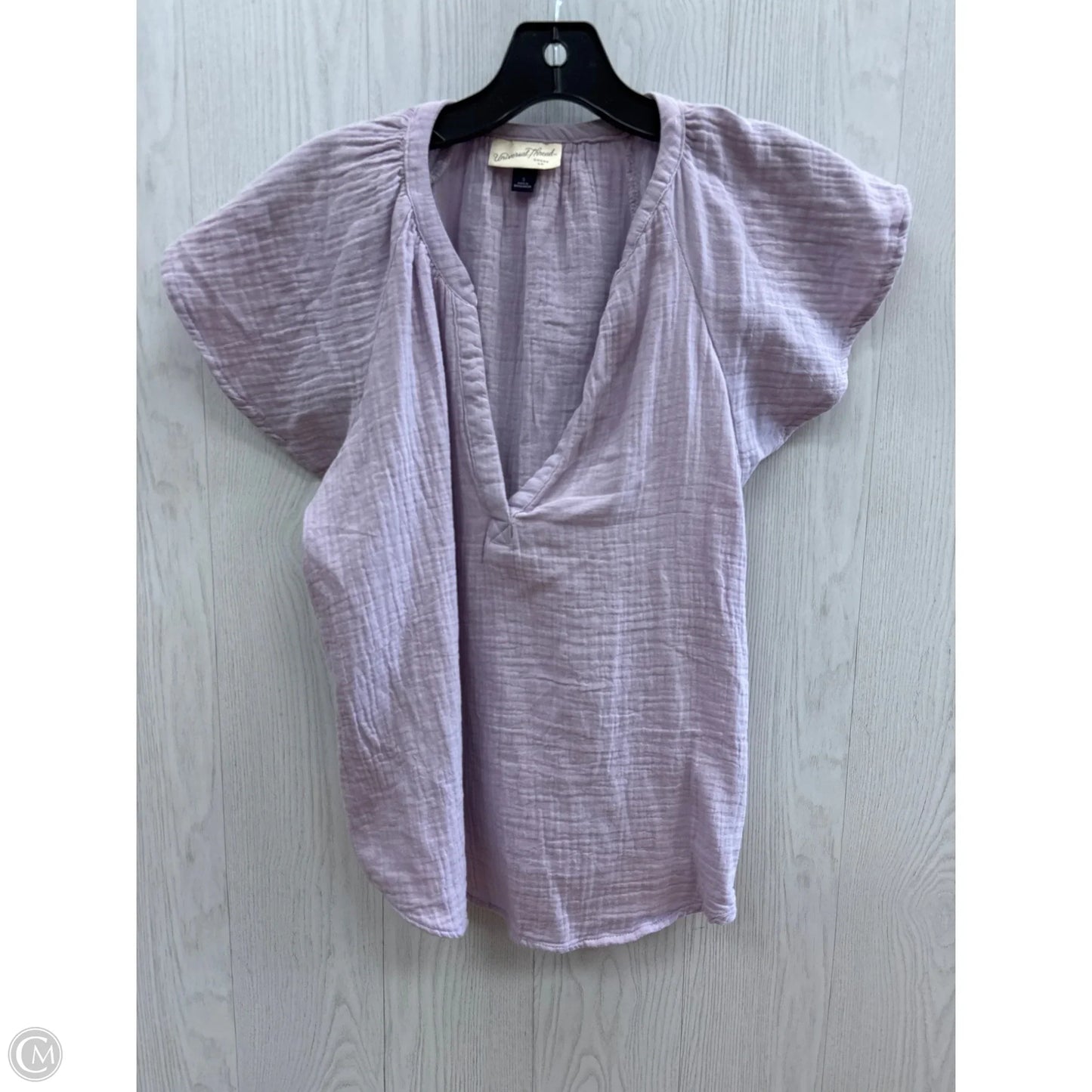 Top Short Sleeve By Universal Thread In Purple, Size: S