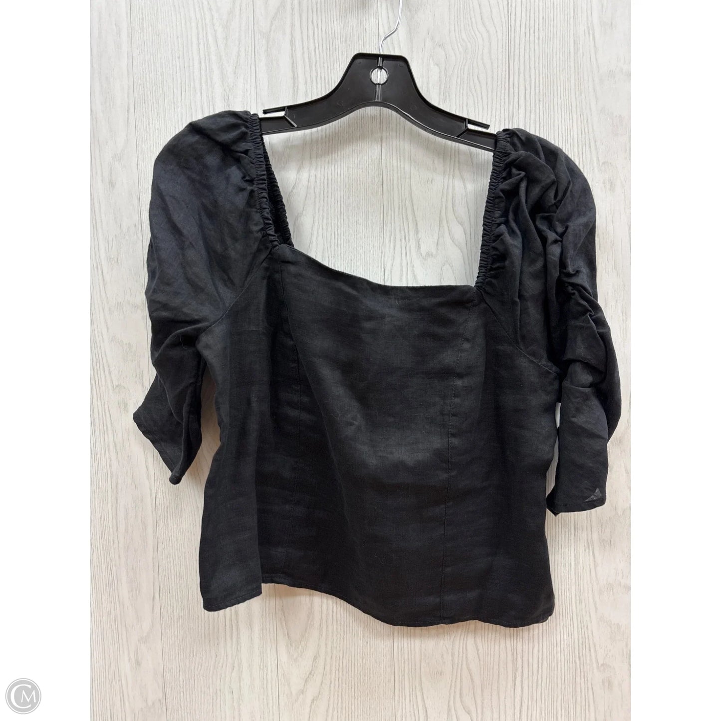Top Short Sleeve By Rachel Zoe In Black, Size: M