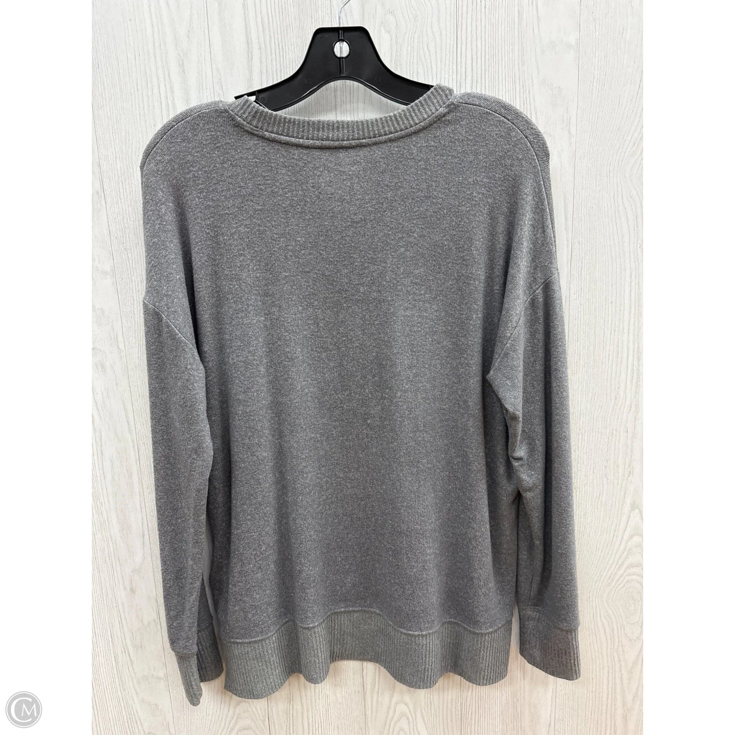 Top Long Sleeve By Time And Tru In Grey, Size: Xs