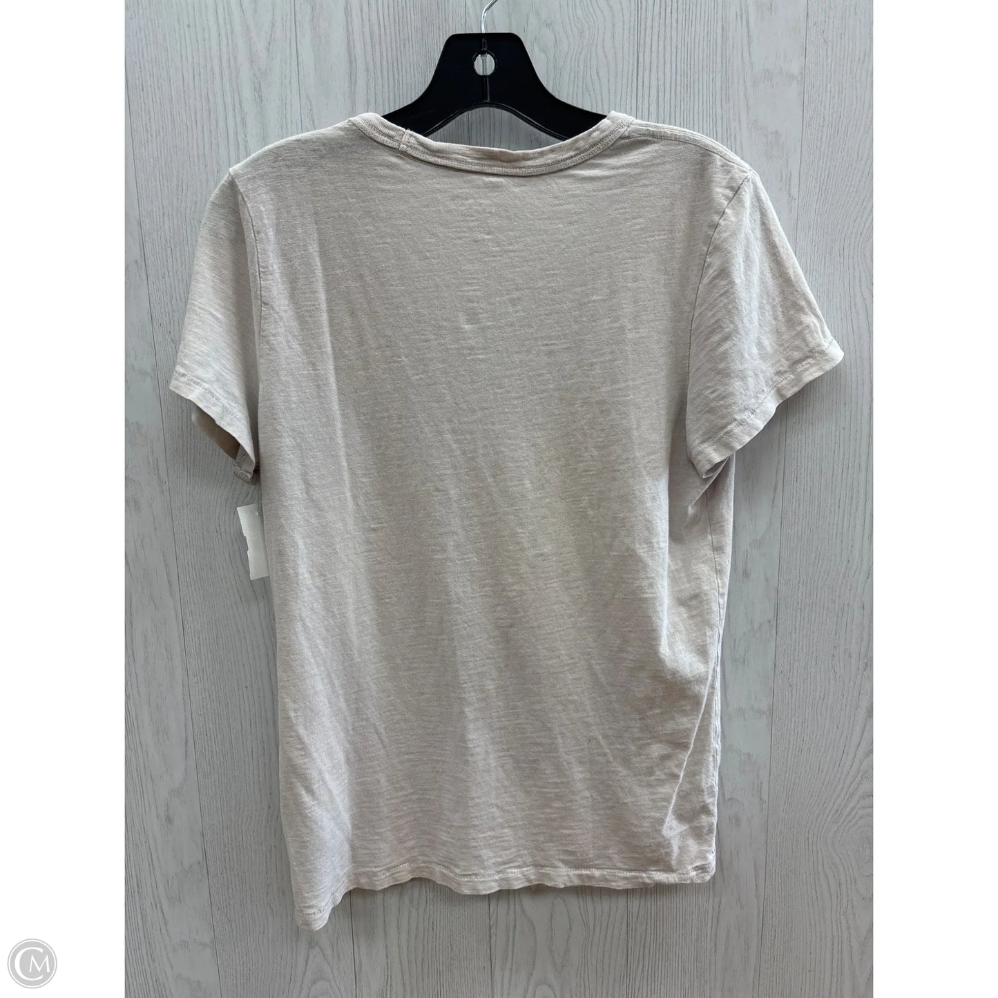 Top Short Sleeve Basic By Universal Thread In Cream, Size: S