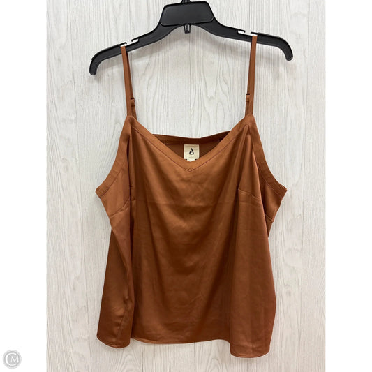 Top Cami By Amazon Essentials In Brown, Size: Xl