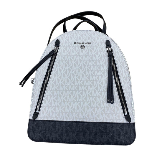 Backpack Designer By Michael Kors In Black & Grey, Size:Medium