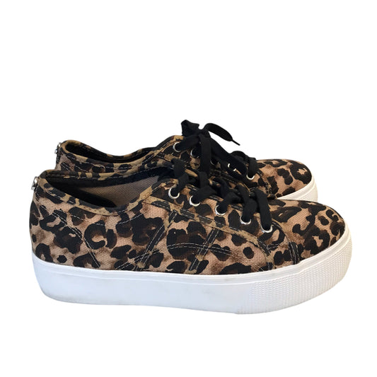 Shoes Sneakers By Steve Madden In Animal Print, Size:9.5