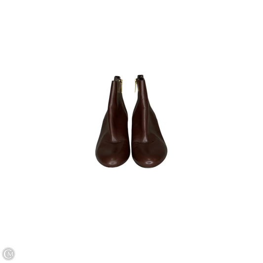 Boots Designer By Michael Kors In Brown, Size: 6.5