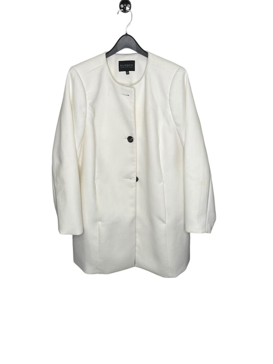 Coat Other By Eloquii In White Black, Size: 1x