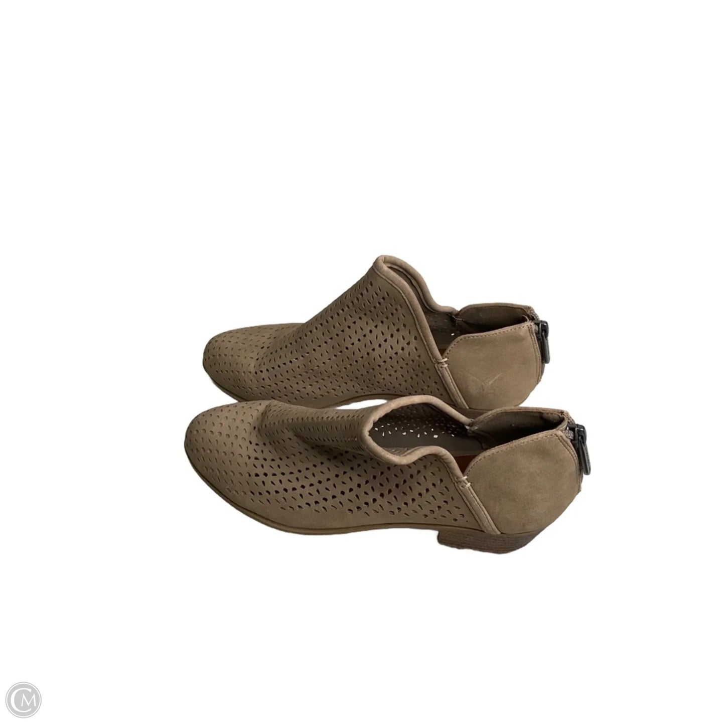 Boots Ankle Heels By Indigo In Tan, Size: 7.5