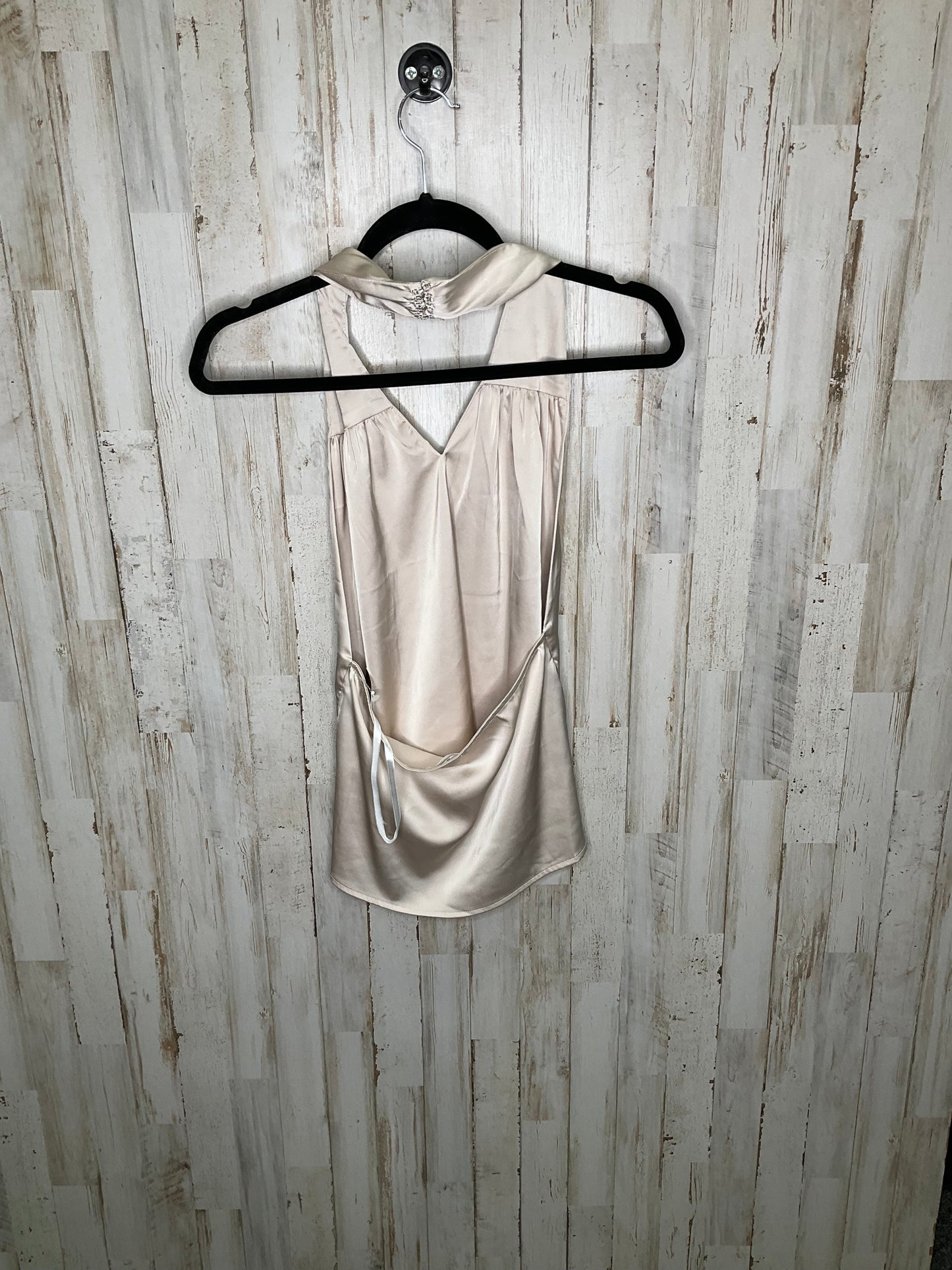 Tan Top Sleeveless Clothes Mentor, Size Xs