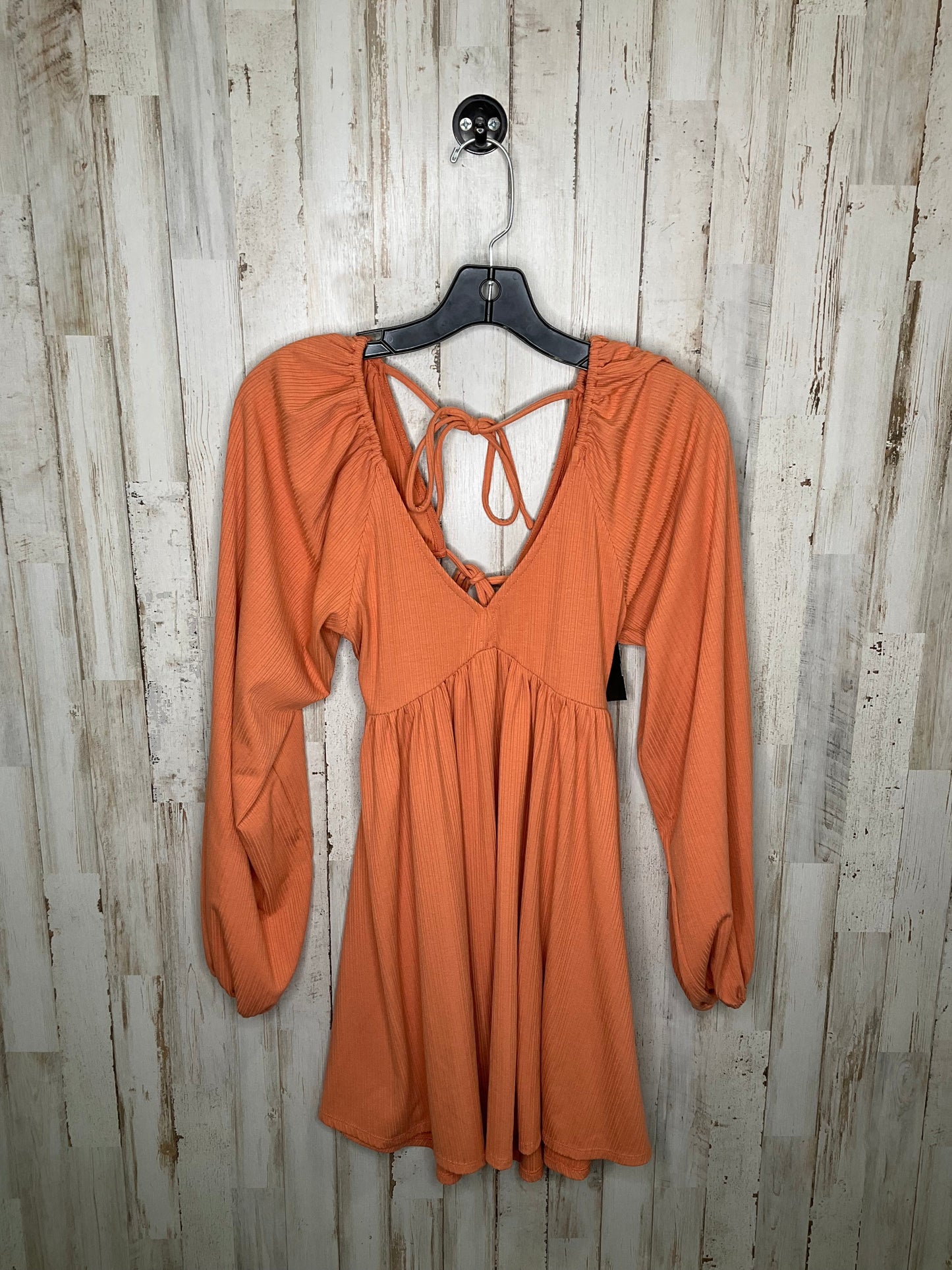 Orange Dress Casual Short Lovers & Friends, Size Xs