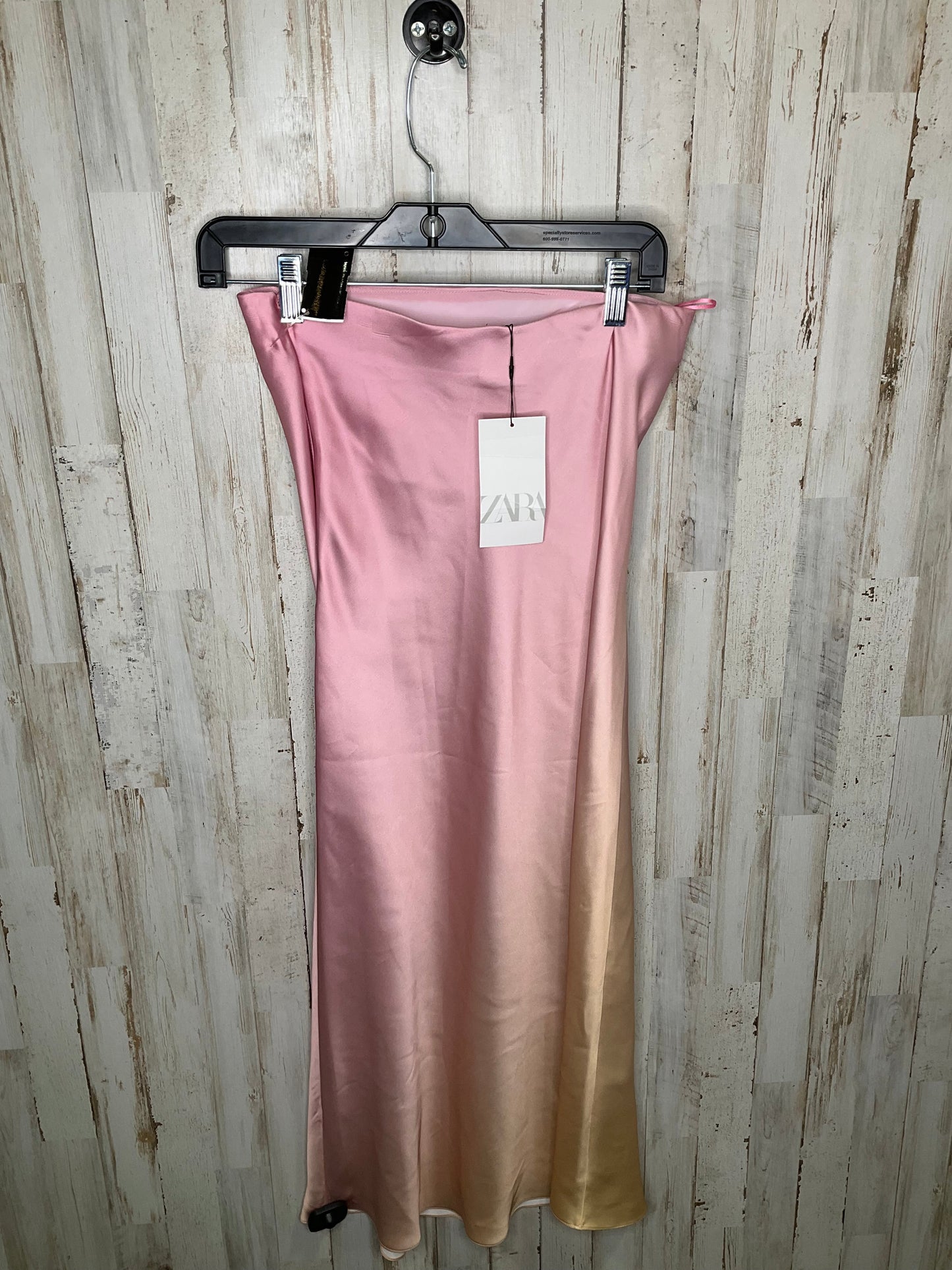 Pink Dress Party Midi Zara, Size Xs