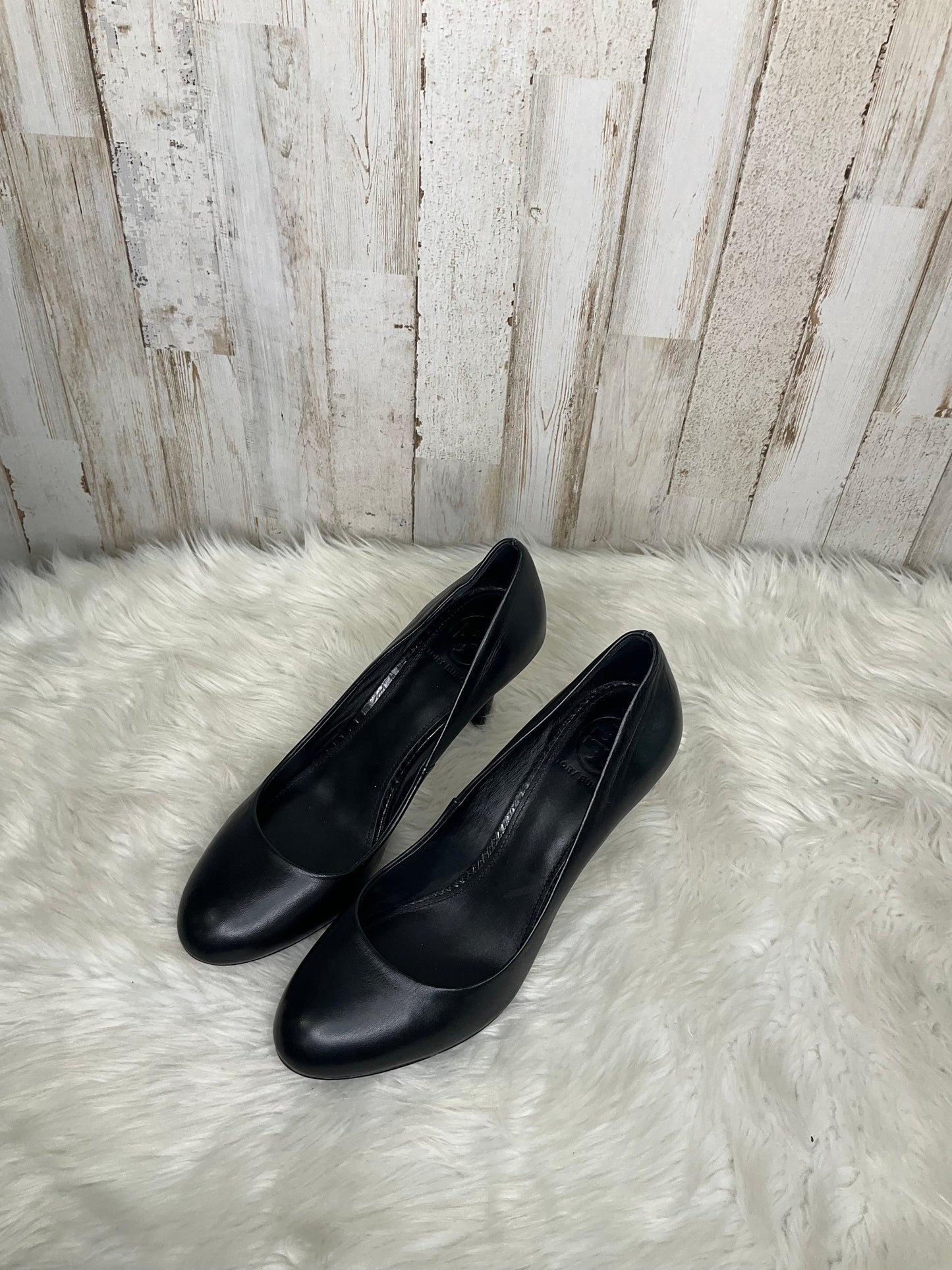 Black Shoes Heels Stiletto Tory Burch, Size 8