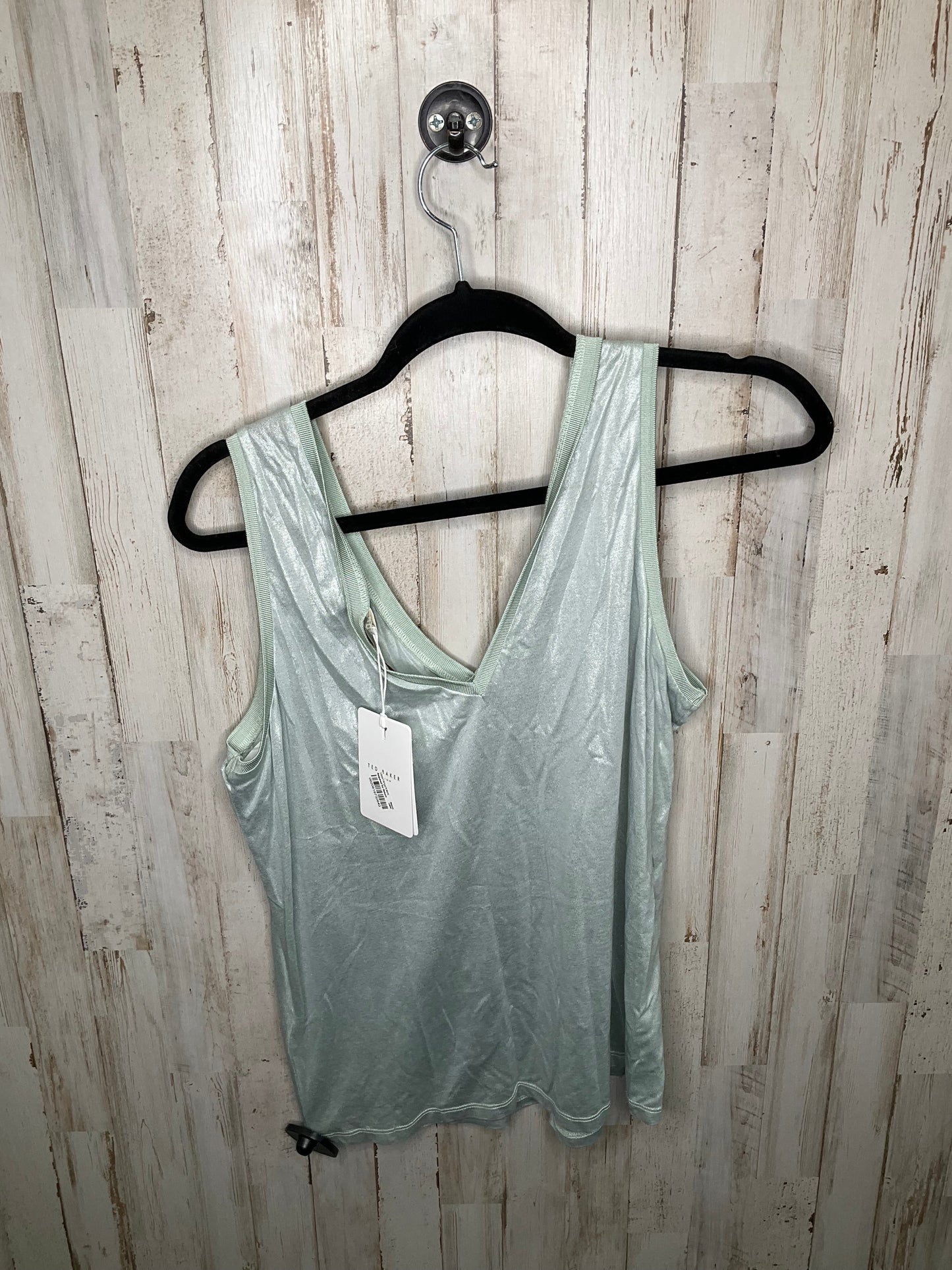 Green Top Sleeveless Ted Baker, Size Xs