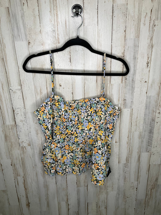 Floral Print Top Sleeveless American Eagle, Size Xl