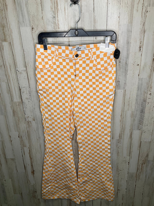 Orange Jeans Flared Hollister, Size M
