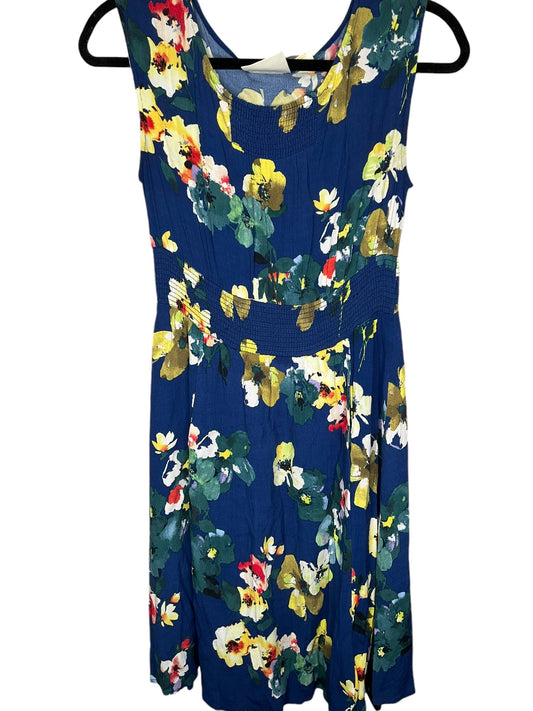 Dress Casual Midi By Maeve In Blue, Size: Xs