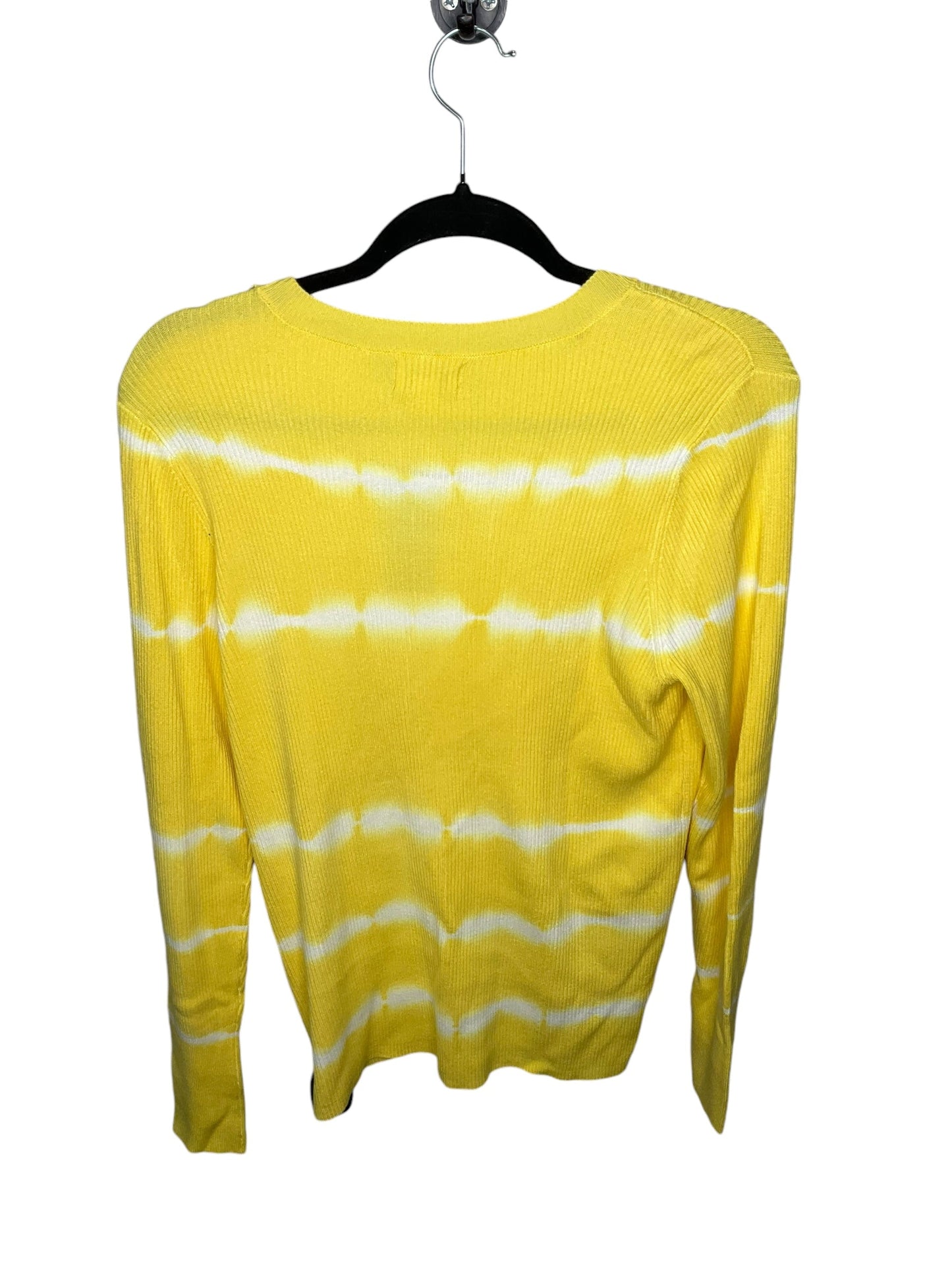 Top Long Sleeve By Crown And Ivy In Yellow, Size: Xl