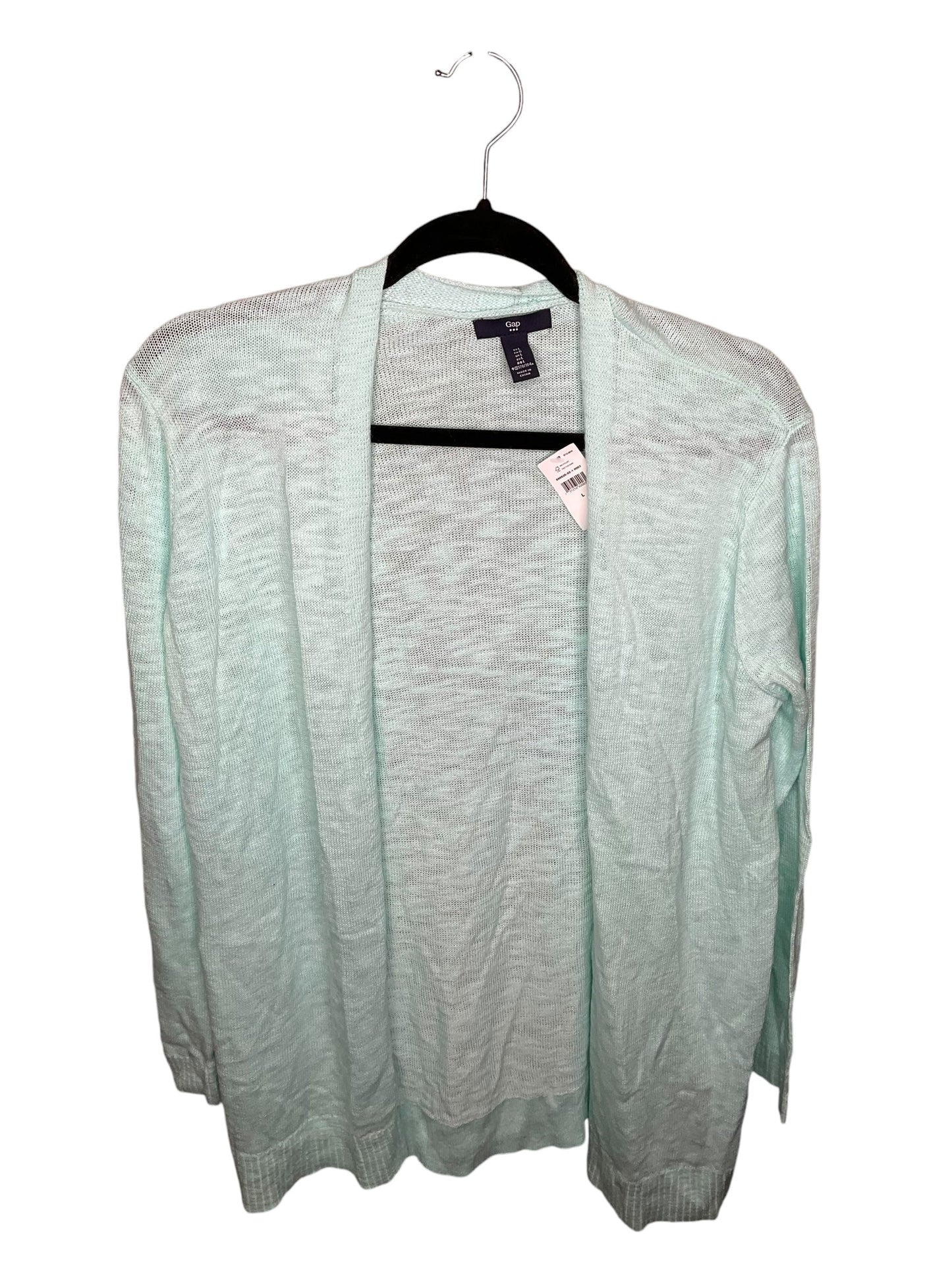 Cardigan By Gap In Teal, Size: L