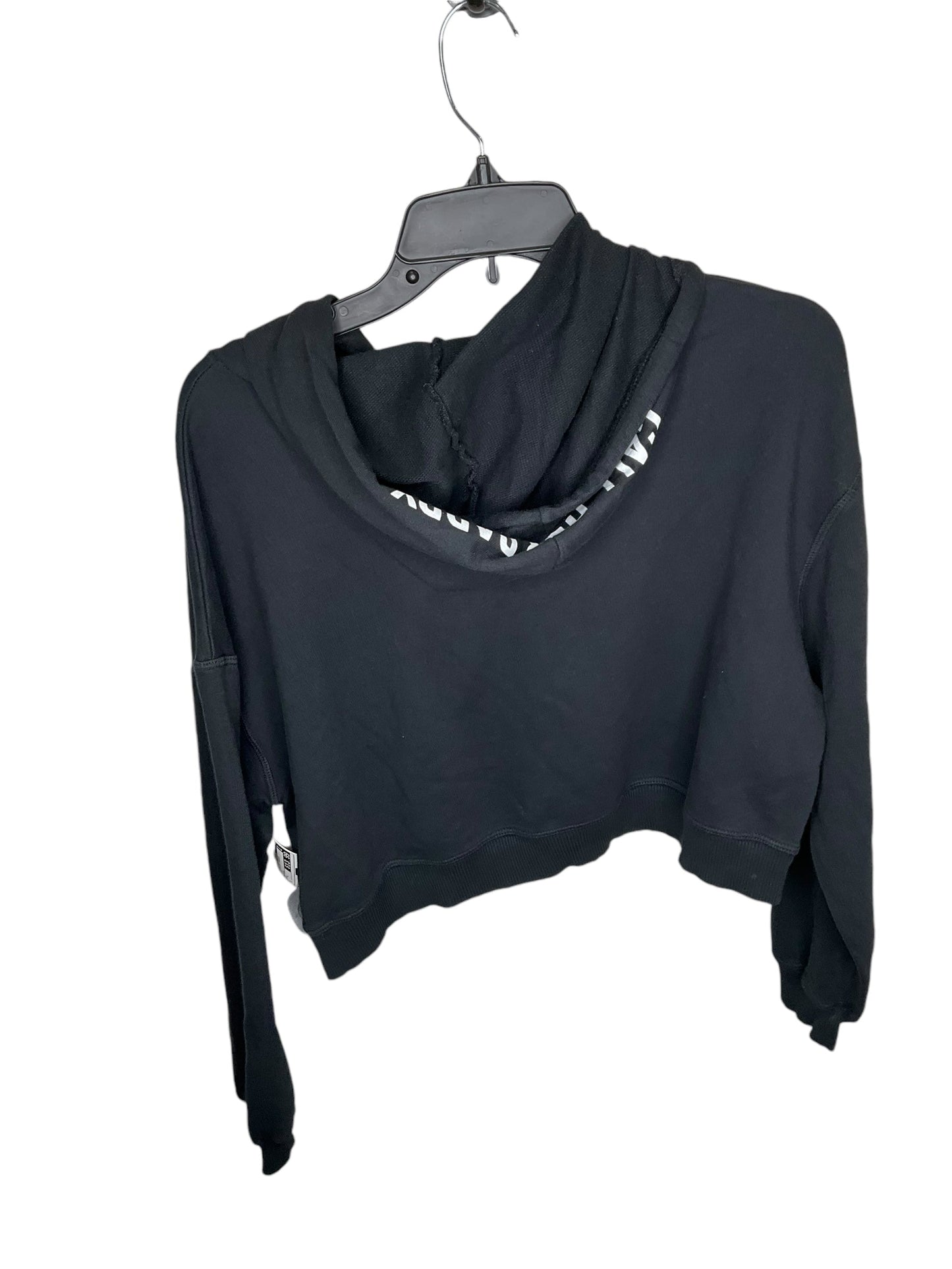 Sweatshirt Hoodie By Clothes Mentor In Black, Size: L