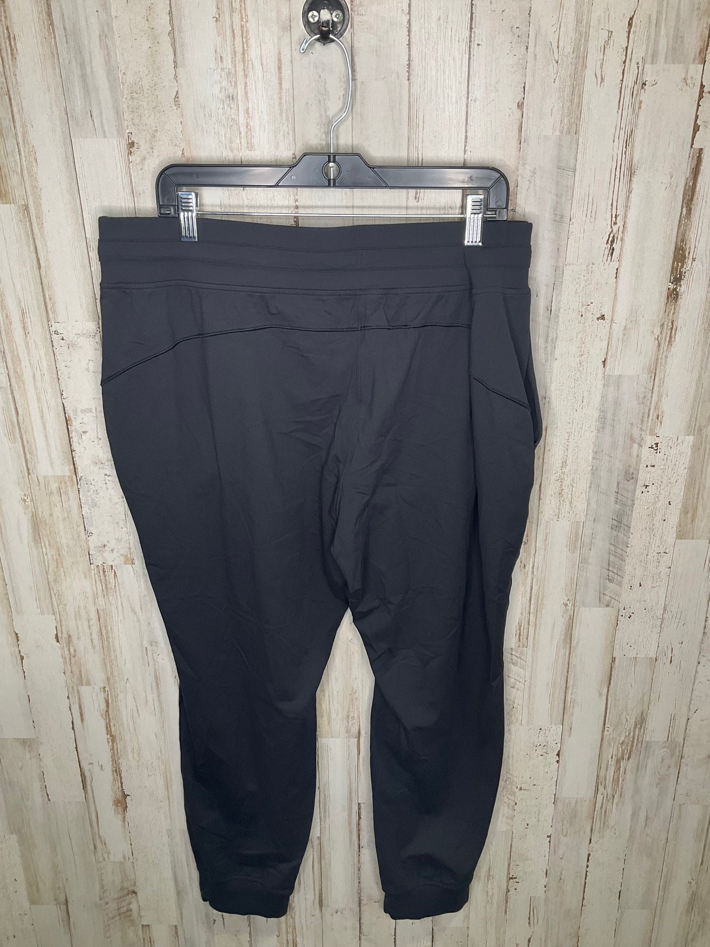 Black Athletic Pants Lululemon, Size 20