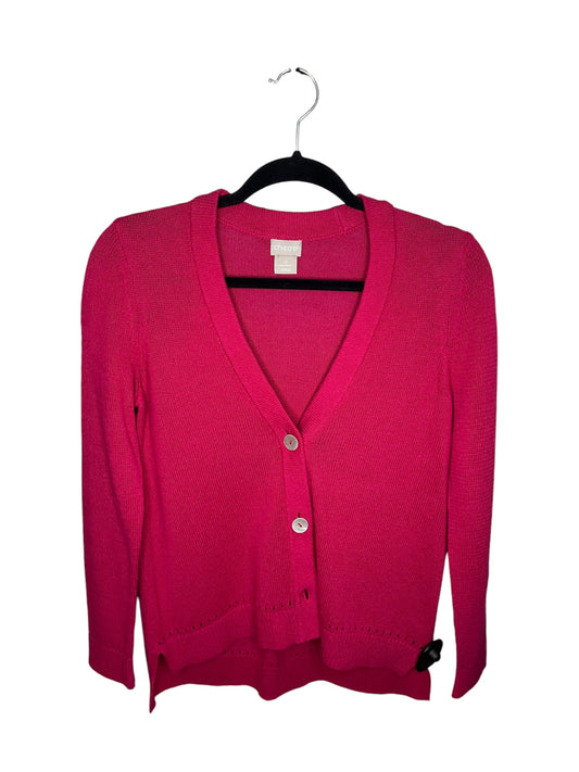 Cardigan By Chicos In Pink, Size: S