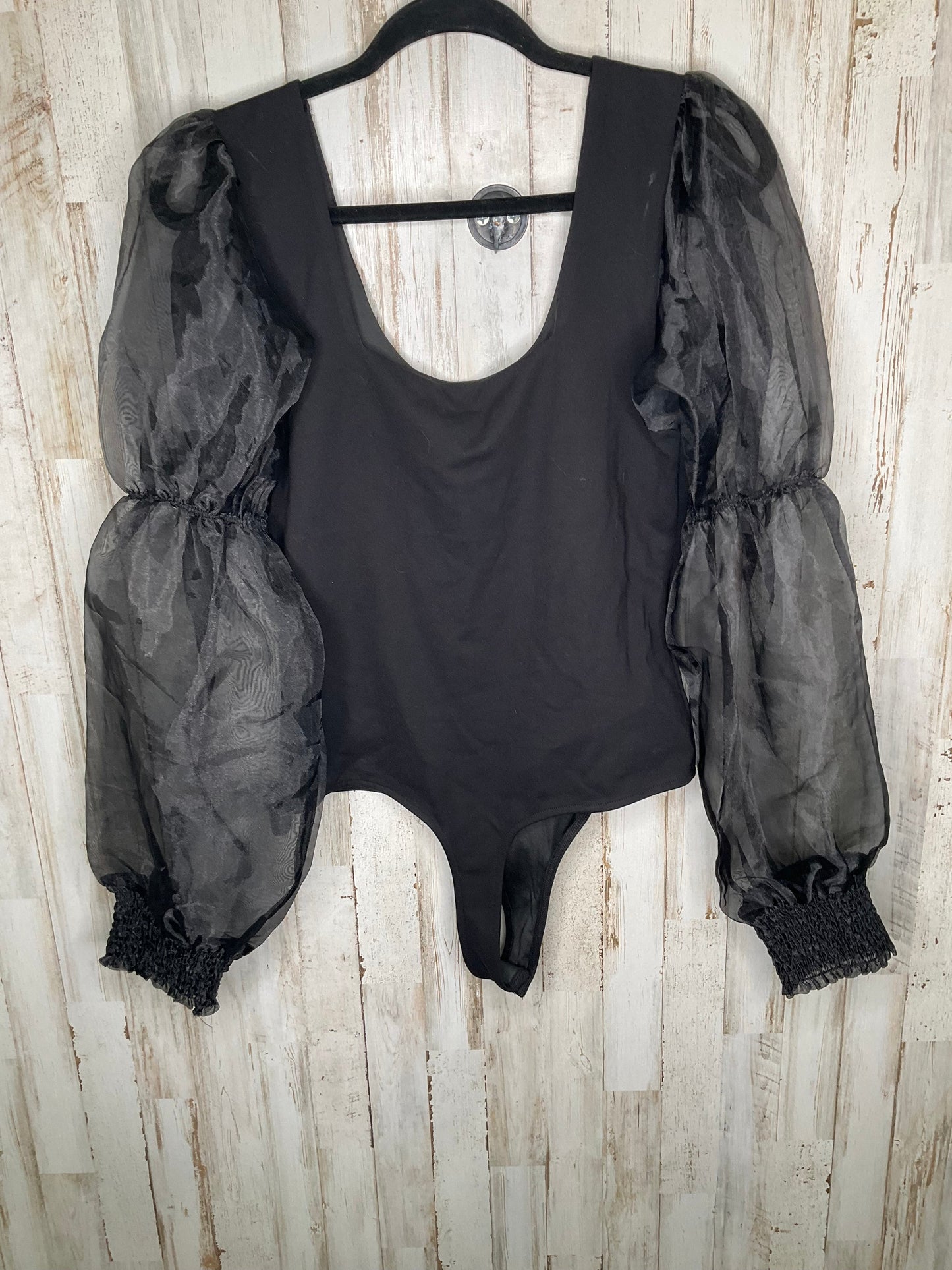 Black Bodysuit Clothes Mentor, Size L