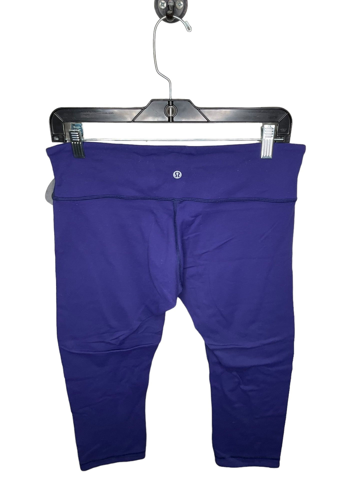 Athletic Capris By Lululemon In Purple, Size: 10