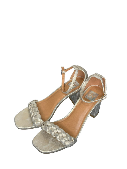 Shoes Heels Block By Dolce Vita In Silver, Size: 9.5