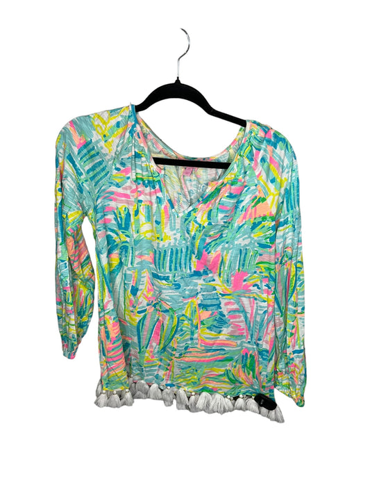 Top Long Sleeve By Lilly Pulitzer In Multi-colored, Size: Xs