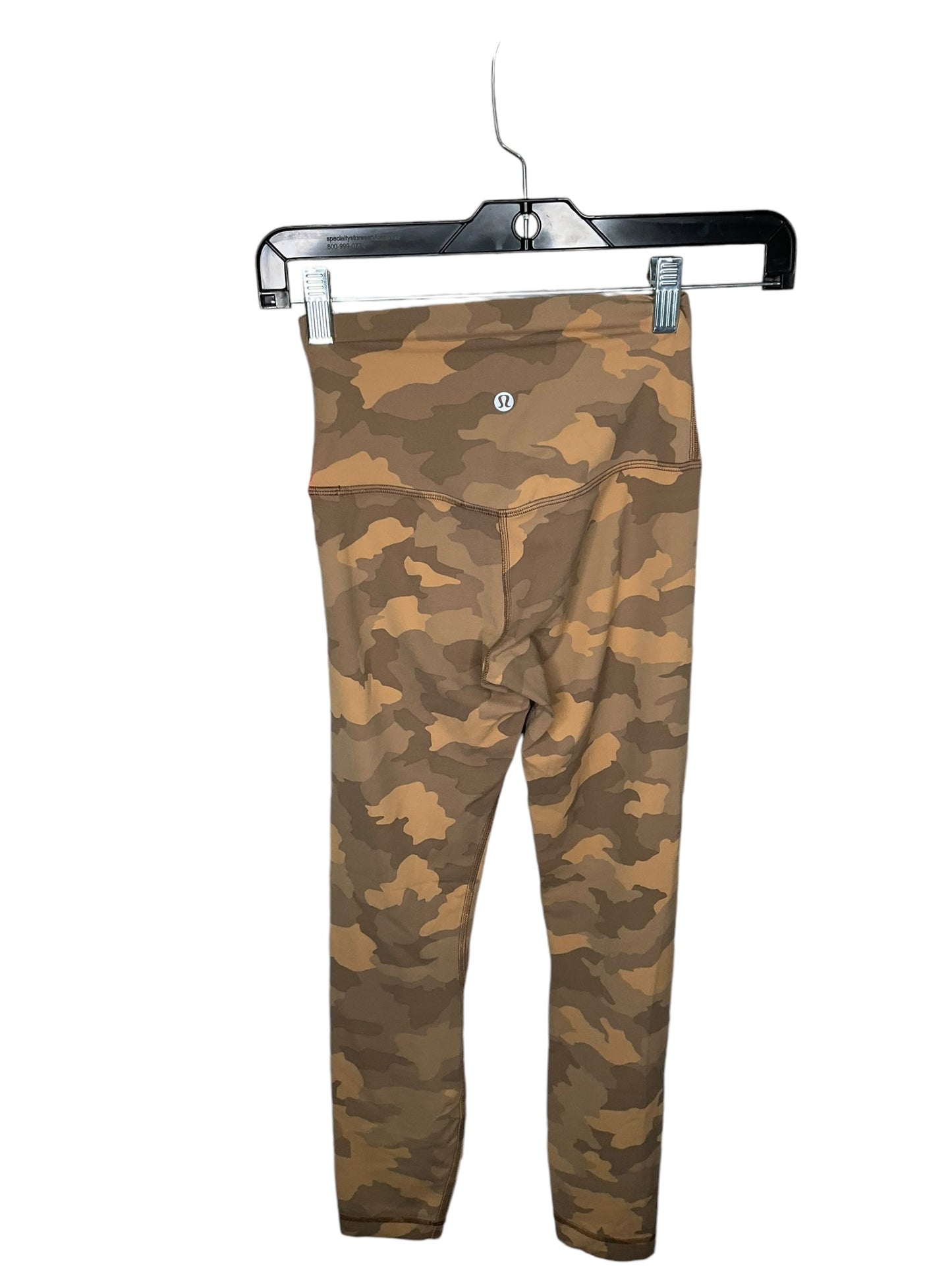 Athletic Leggings By Lululemon In Camouflage Print, Size: 2