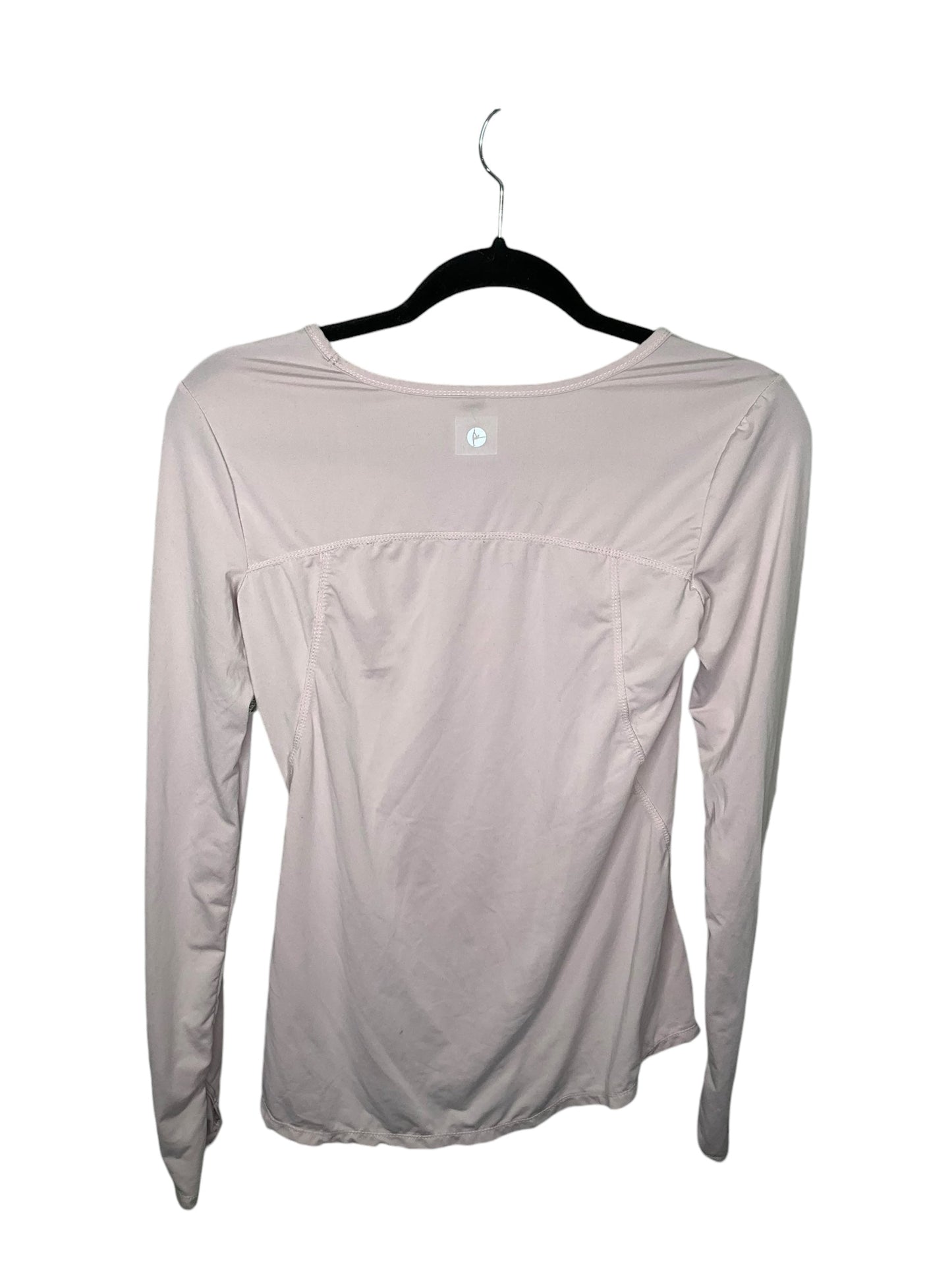 Athletic Top Long Sleeve Crewneck By 90 Degrees By Reflex In Pink, Size: Xs