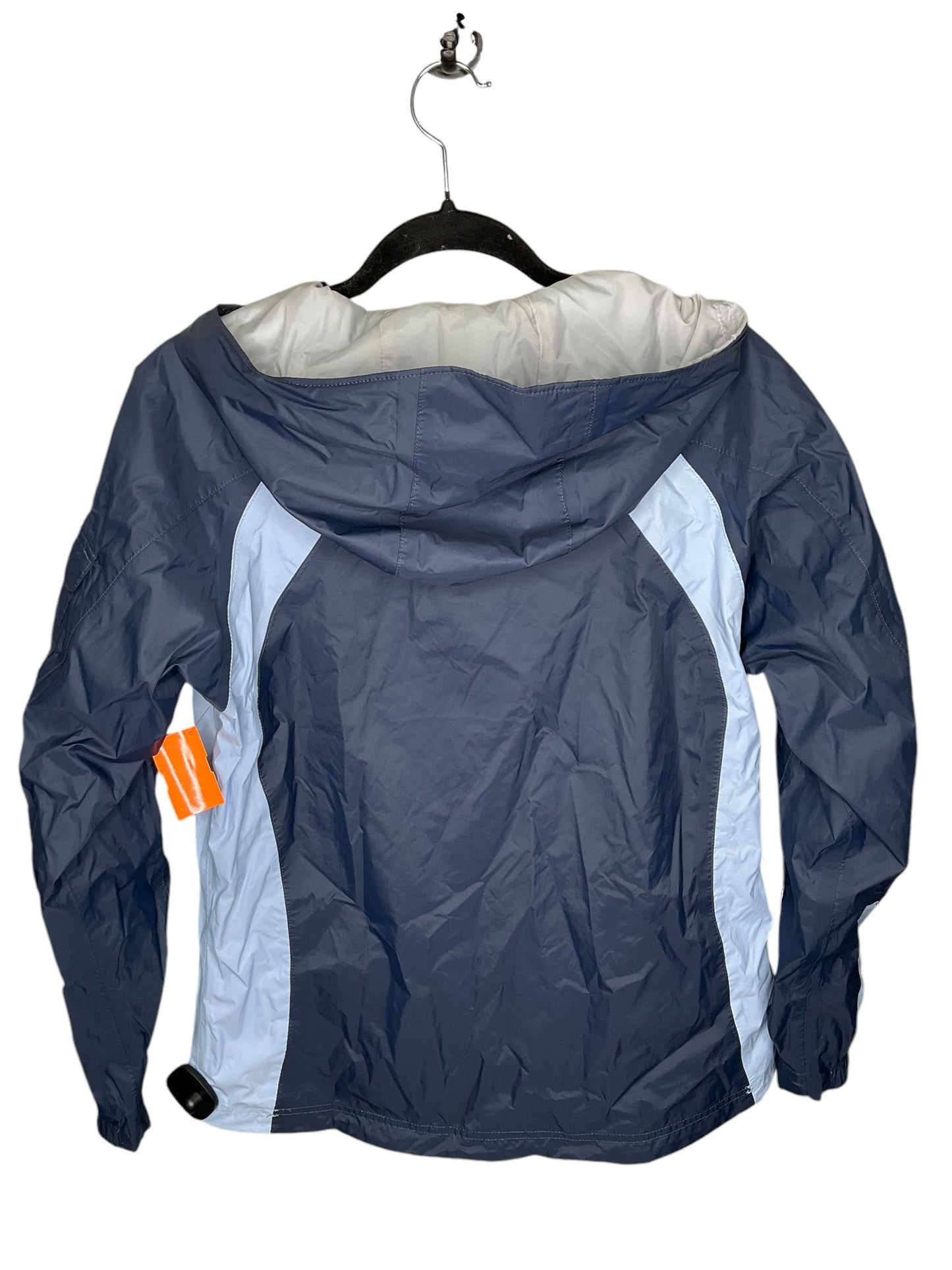 Jacket Windbreaker By Columbia In Blue, Size: M