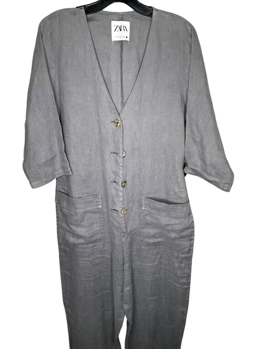 Jumpsuit By Zara In Grey, Size: S