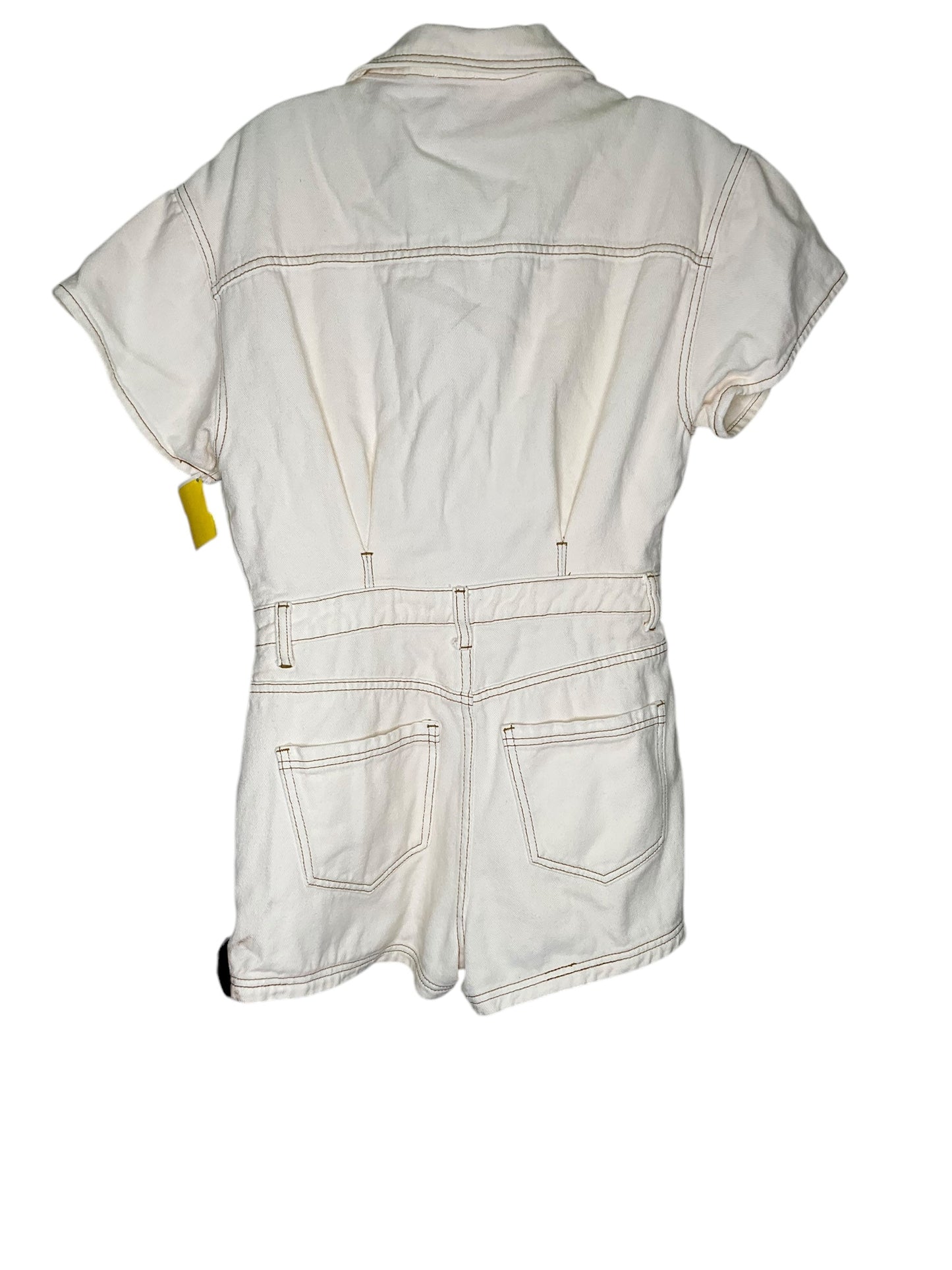 Romper By Clothes Mentor In Cream, Size: S