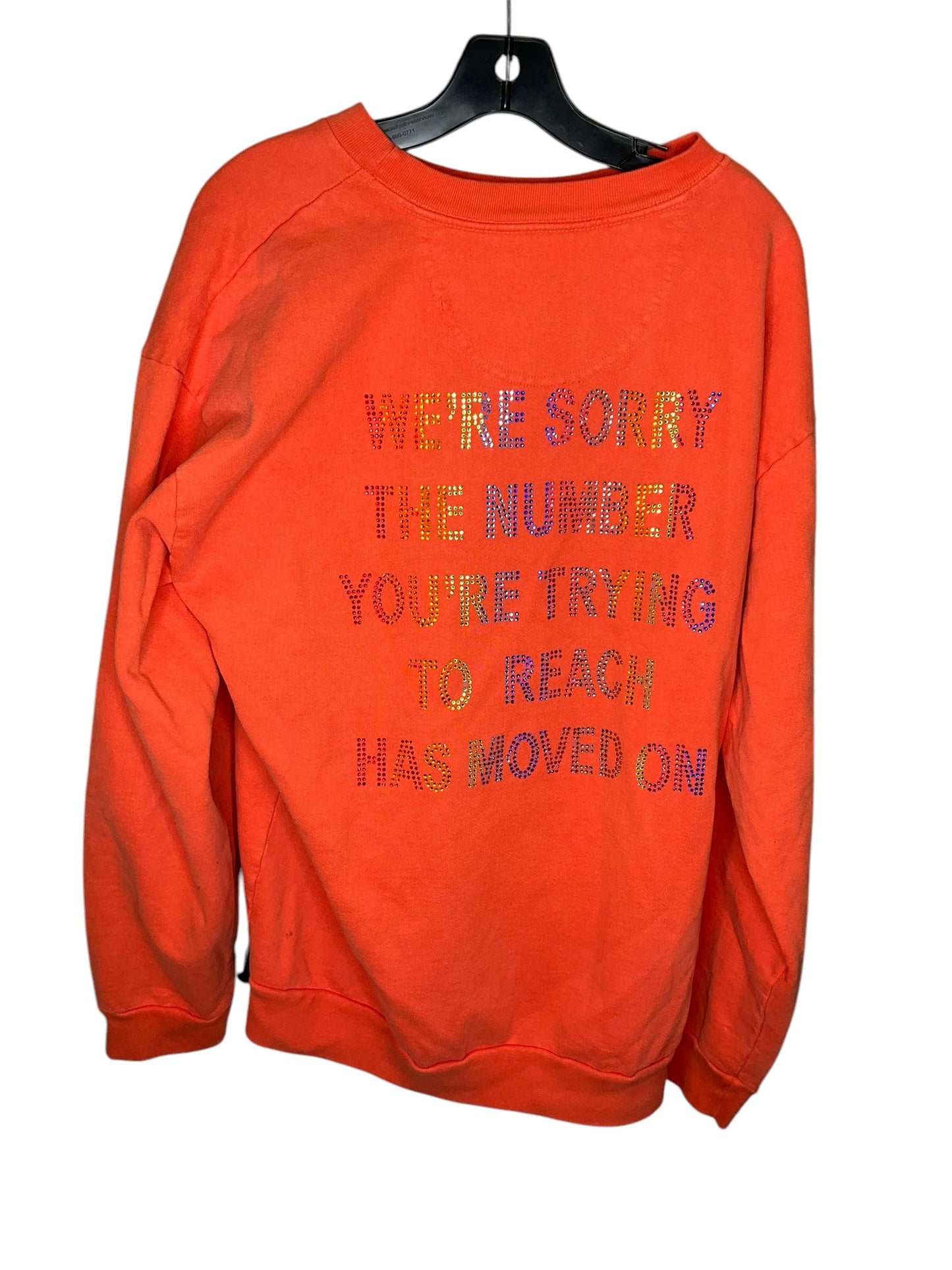 Sweatshirt Crewneck By Cma In Orange, Size: Osfm